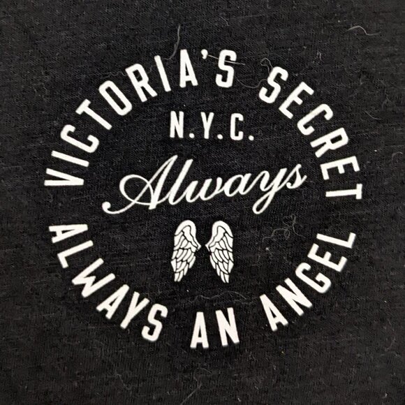 🧡 Victoria's Secret Long Sleeve Shirt "Always an Angel" - Picture 2 of 3